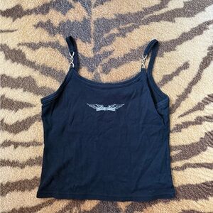 Vintage Harley Davidson Tank Top with Buckles